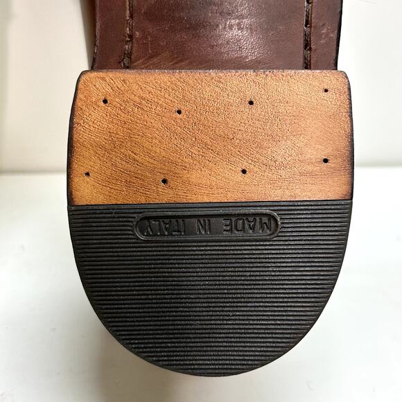 EXCELLENT Rancourt & Co. Horsebit Loafers UNWORN HEELS Tan Calf Handsewn USA 11 - Picture 12 of 12